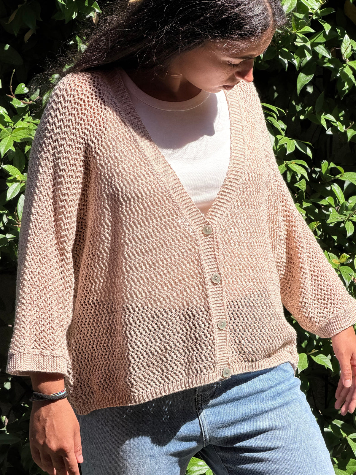 CARDIGAN TRAFORATO