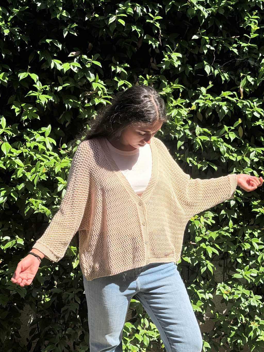 CARDIGAN TRAFORATO
